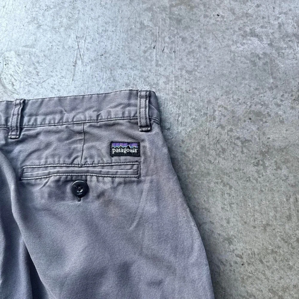 Patagonia Men's Regular Fit Forge Gray Straight Leg Duck Pants Size 32 Outdoors